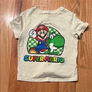 Nintendo Super Mario Kids T-Shirt - Cream